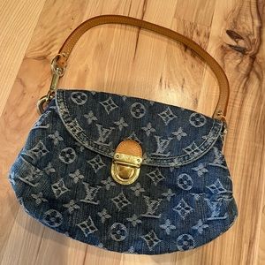 Louis Vuitton Mini Pleaty Monogram Denim Bag